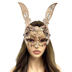 Bunny Masquerade Mask Venetian Laser Cut Rabbit Party Masks